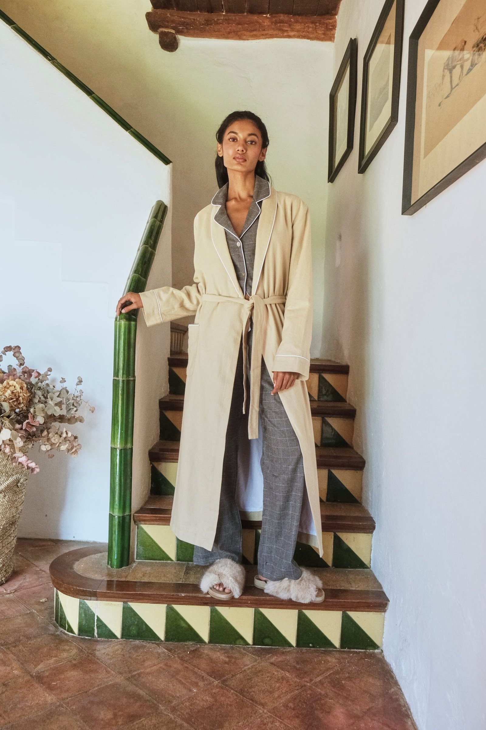 Batín Mujer Beige