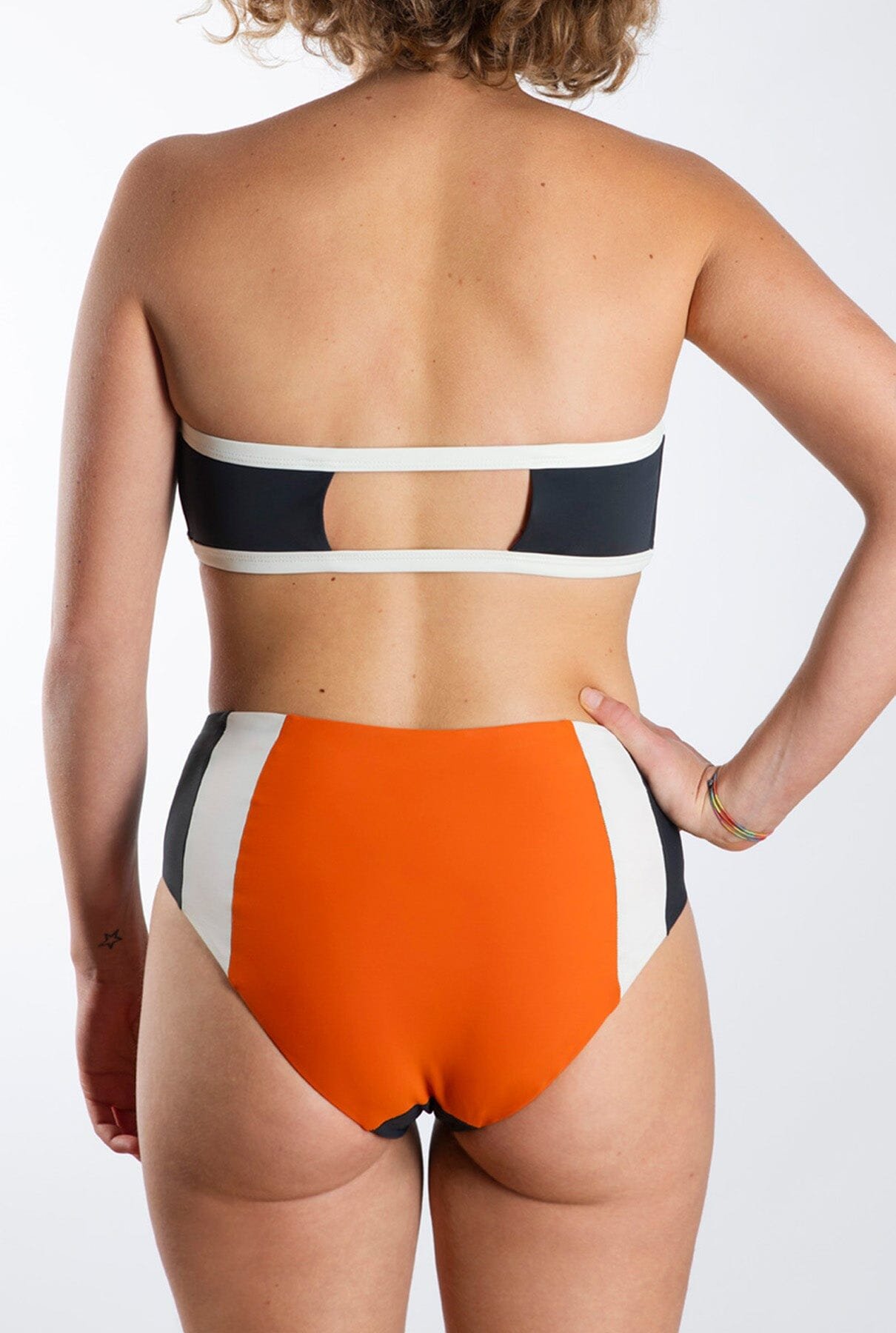 BIKINI TOP BANDEAU ISLA GRIS