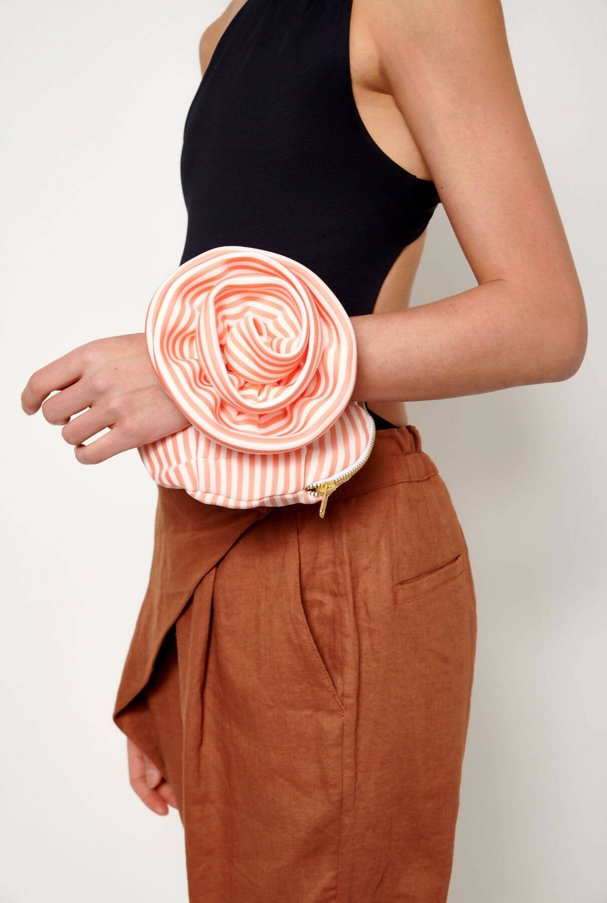 Pulseta neoprene stripes peach