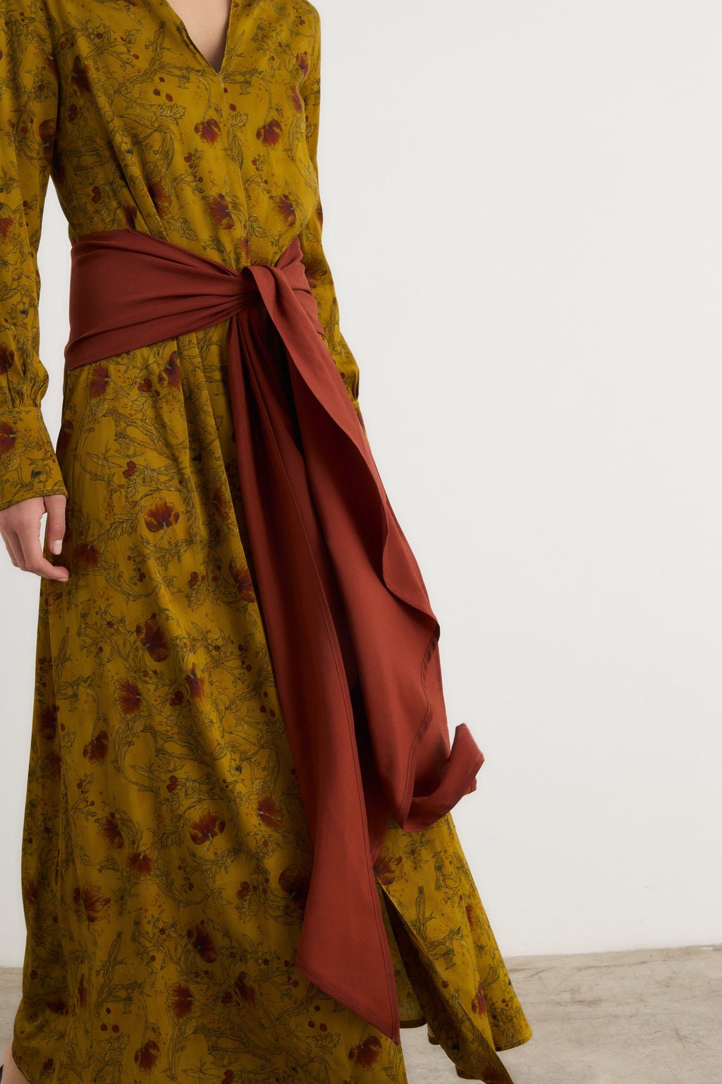 Vestido Indi mostaza - Preorder