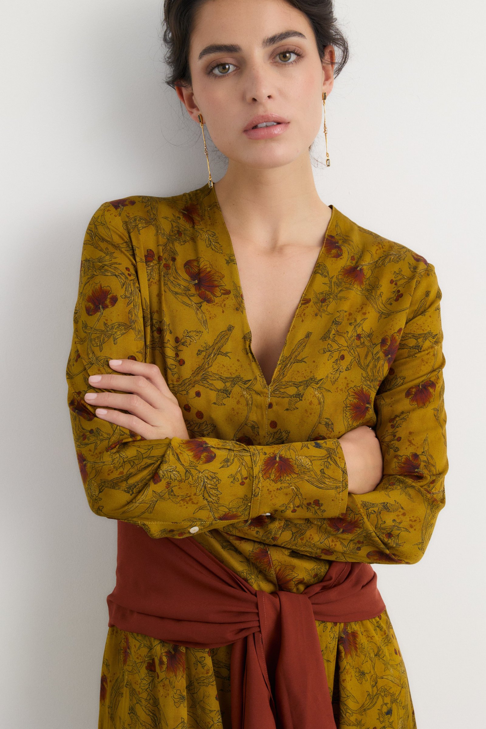 Vestido Indi mostaza - Preorder