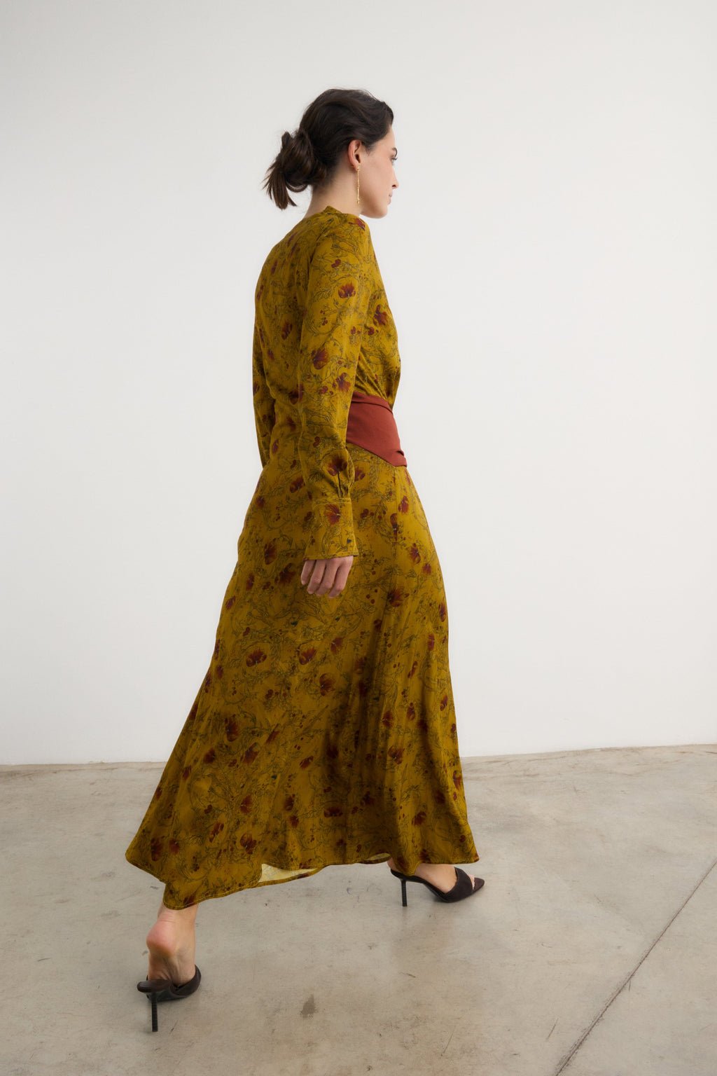 Vestido Indi mostaza - Preorder