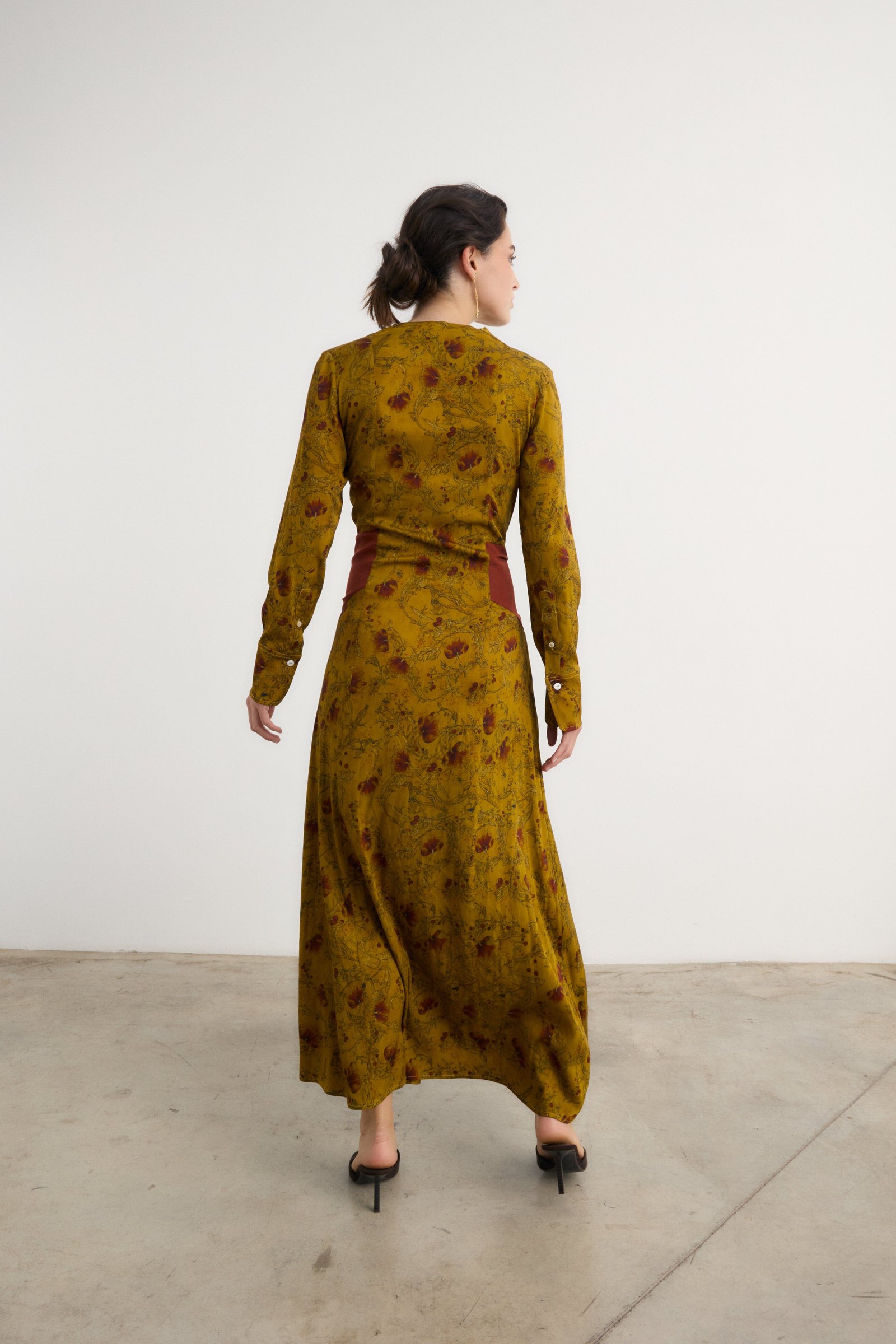 Vestido Indi mostaza - Preorder