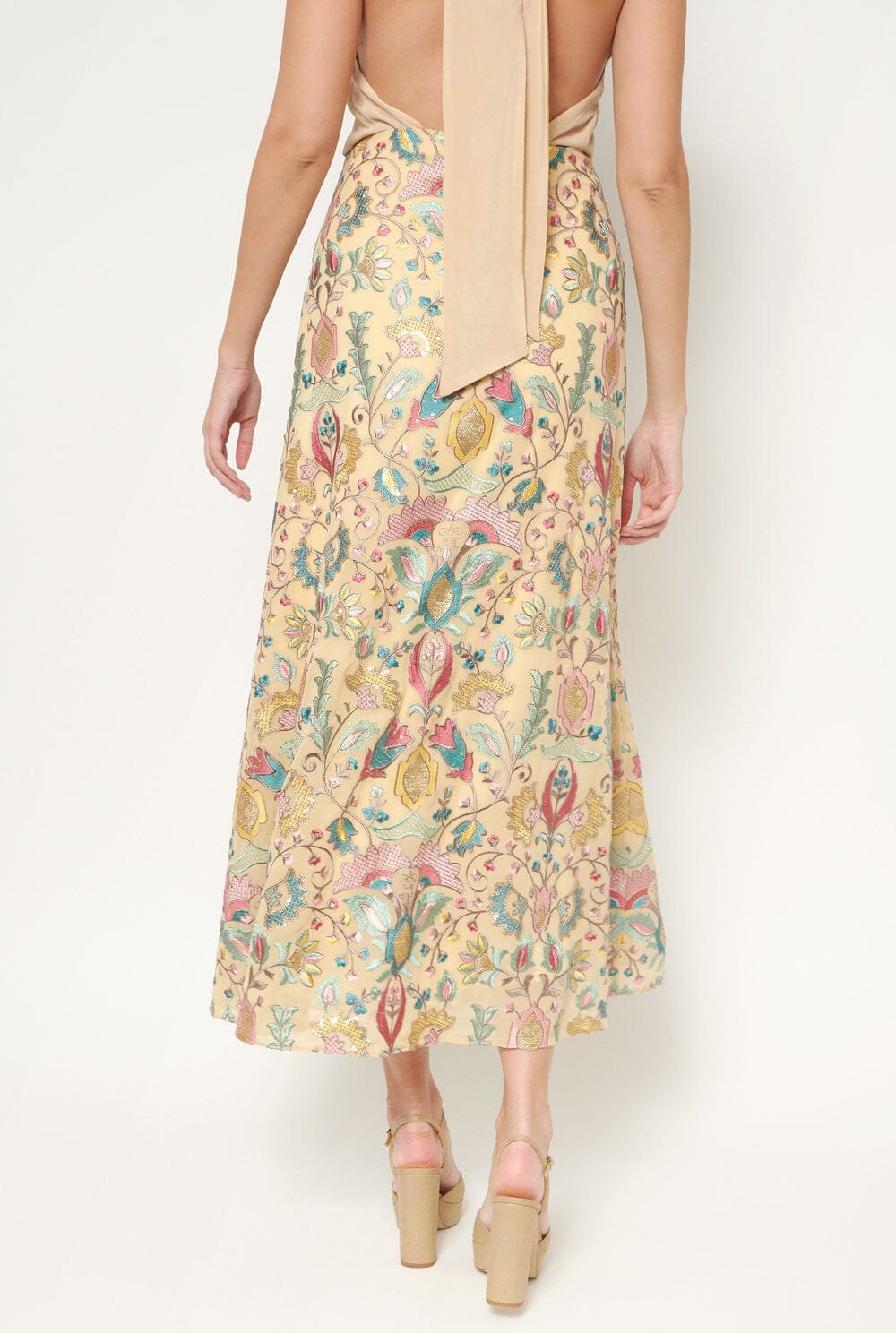 Zulema Beige Skirt